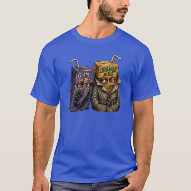 Camiseta Fofoca da Caixa de Suco Divertida (Frente)