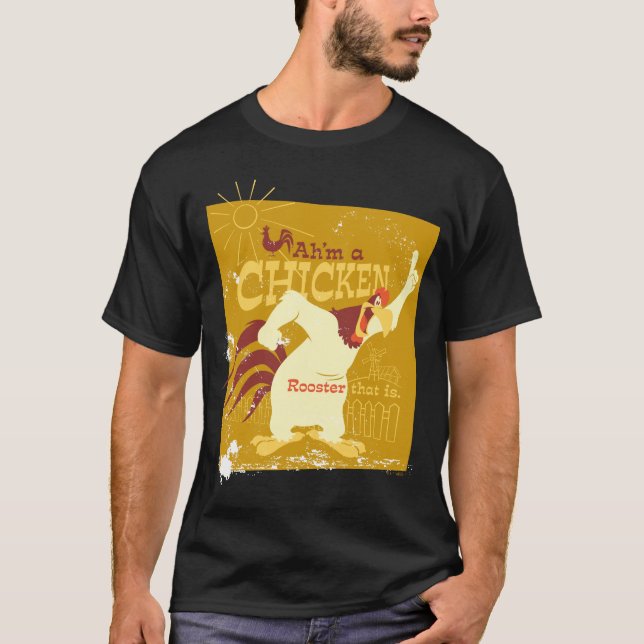 Camiseta Foghorn Ah, sou uma galinha (Frente)