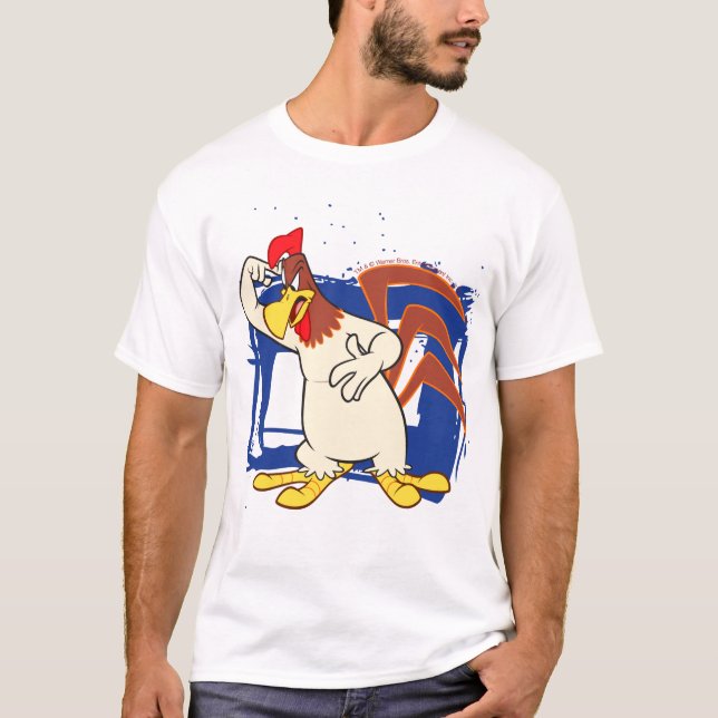 Camiseta Foghorn aponta para a cabeça (Frente)