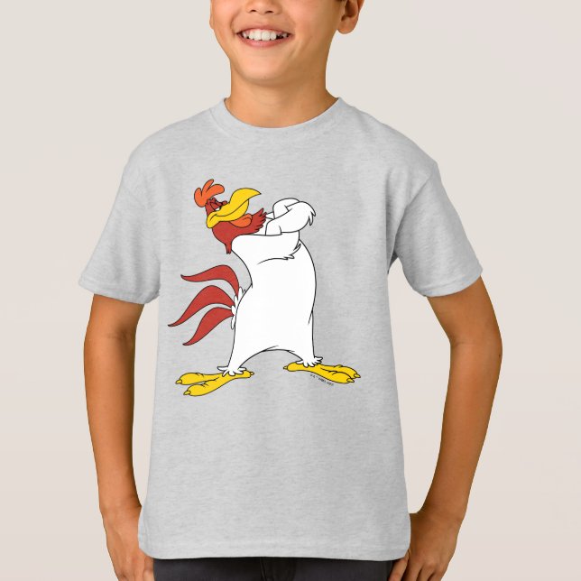 Camiseta Foghorn Leghorn Arms Cruzados (Frente)