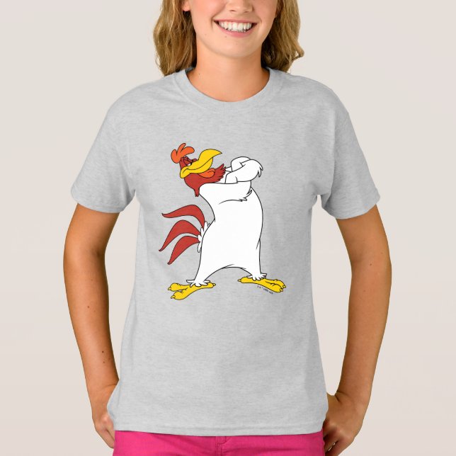 Camiseta Foghorn Leghorn Arms Cruzados (Frente)