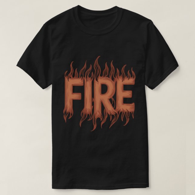Camiseta Fogo (Frente do Design)