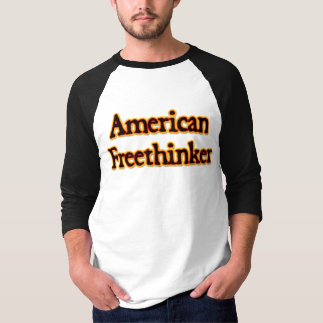 Camiseta Fogo americano do Freethinker (Frente)