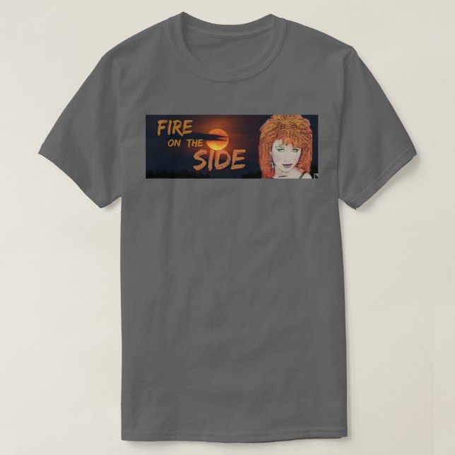 Camiseta Fogo Ao Lado (Frente do Design)