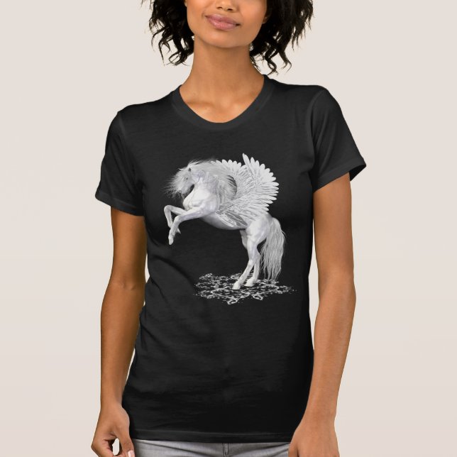 Camiseta Fogo da estrela. cavalo da fantasia (Frente)