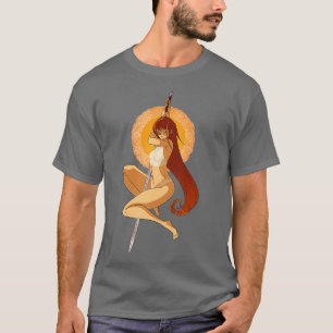 Camiseta Fogo da Moça da Espada