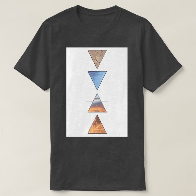 Camiseta Fogo de Ar da Terra (Frente do Design)