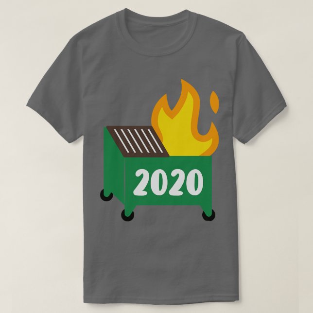 Camiseta Fogo de lixo 1 (Frente do Design)