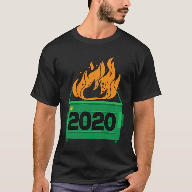 Camiseta Fogo De Lixo 2020 Cheira Fogo De Lixo Engraçado (Frente)