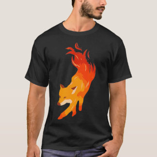 Camiseta Fogo do artista e ventilador do ventilador