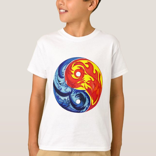 Camiseta Fogo e Gelo Yin-Yang (Frente)