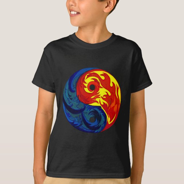 Camiseta Fogo e Gelo Yin-Yang (Frente)