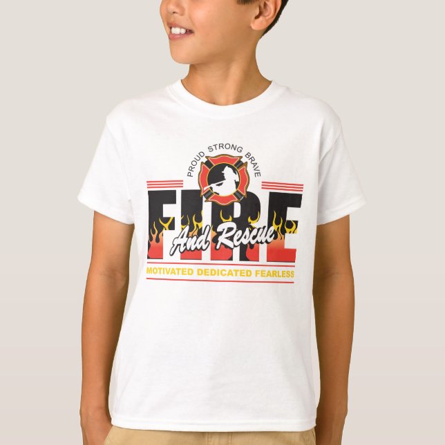 Camiseta Fogo e salvamento (Frente)