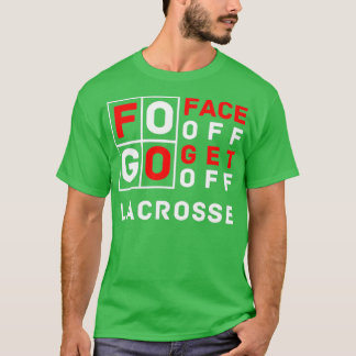 Camiseta FOGO Face Off Sair Do Lacrosse Design