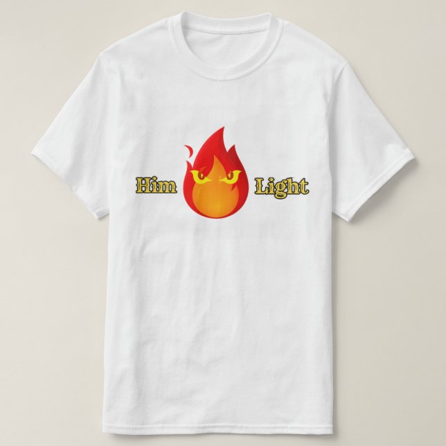 Camiseta Fogo HimLight (Frente do Design)