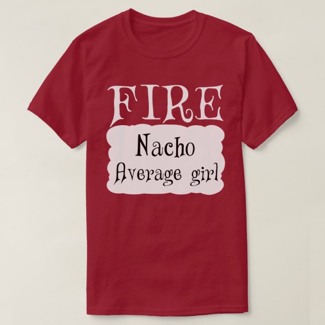 Camiseta FOGO Hot Packet Halloween Taco Costume (Frente do Design)