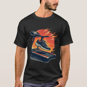 Camiseta Fogo na Esteira Cardio Explosivo & Corrida