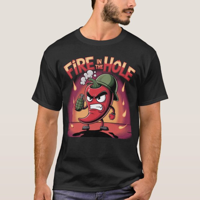 Camiseta Fogo no Buraco Picy Pepper Funny Pepper (Frente)