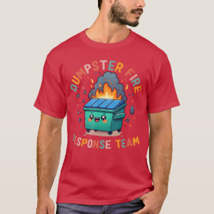 Camiseta Fogo no Lixo Equipe Caos Meme Divertido Kawaii 