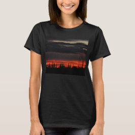 Camiseta Fogo no Vestido de Jersey