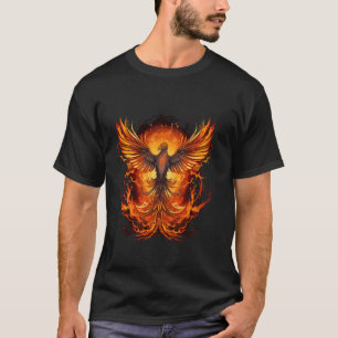 Camiseta Fogo Pássaro Phoenix Renascer Rejuvenescimento Mit