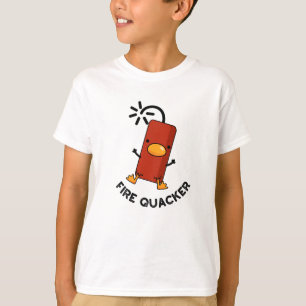 Camiseta Fogo Quacker Funny Fireworks