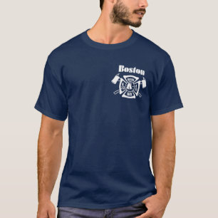 Camiseta Fogo Serviço E33 & L15 de Boston