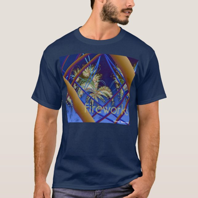 Camiseta Fogos-de-artifício (Frente)