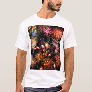 Camiseta Fogos-de-artifício