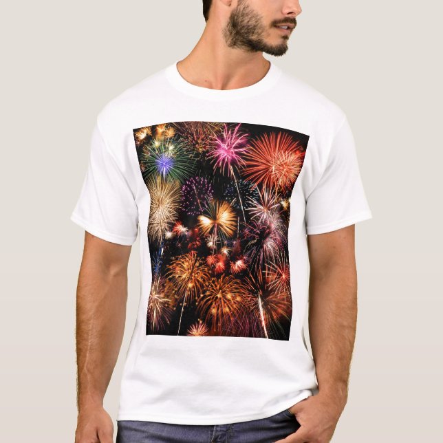Camiseta Fogos-de-artifício (Frente)