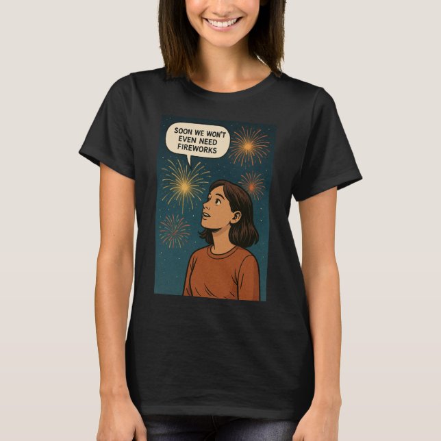 Camiseta Fogos de artifício (Frente)