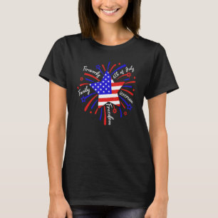 Camiseta Fogos de artifício 4 de julho homens mulheres band