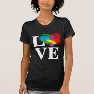 Camiseta Fogos de artifício coloridos amáveis personalizáve