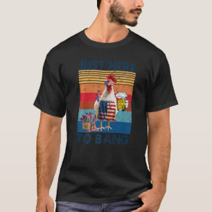 Camiseta Fogos de artifício da bandeira dos Estados Unidos