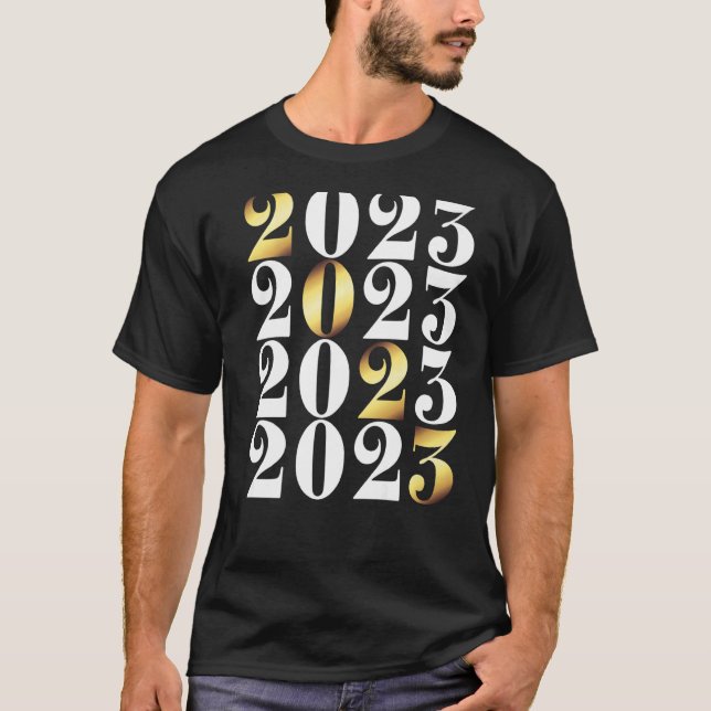 Camiseta Fogos de artifício de véspera de Ano Novo celebraç (Frente)