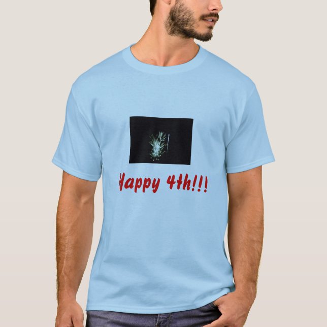 Camiseta Fogos de artifício! design de 4 de julho (Frente)