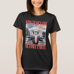 Camiseta Fogos de artifício do partido vitorioso de ano nov