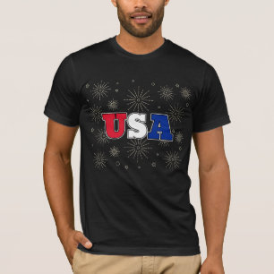 CAMISETA FOGOS DE ARTIFÍCIO DOS EUA