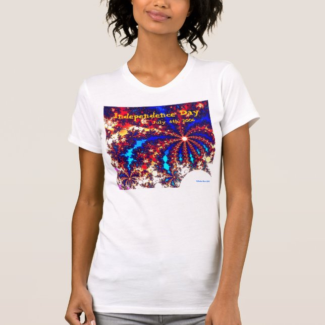 Camiseta Fogos-de-artifício espectaculares (Frente)