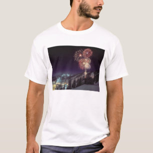 Camiseta Fogos de artifício no Big Mountain Resort em White