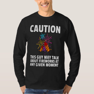 Camiseta Fogos de Artifício Pirotécnico Pirotécnico Piróma