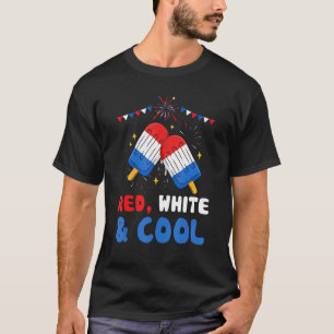 Camiseta Fogos De Artifício Red White E Blue 4 De Julho Ame