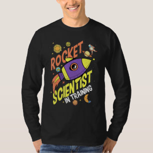 Camiseta Fogueira Cientista No Treinamento Astrofísico