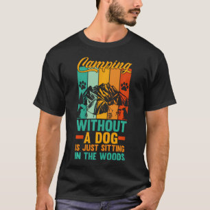 Camiseta Fogueira de Acampamento Vida no Acampamento Flores