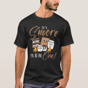Camiseta Fogueira de Aniversário Marshmallow É S mais Diver