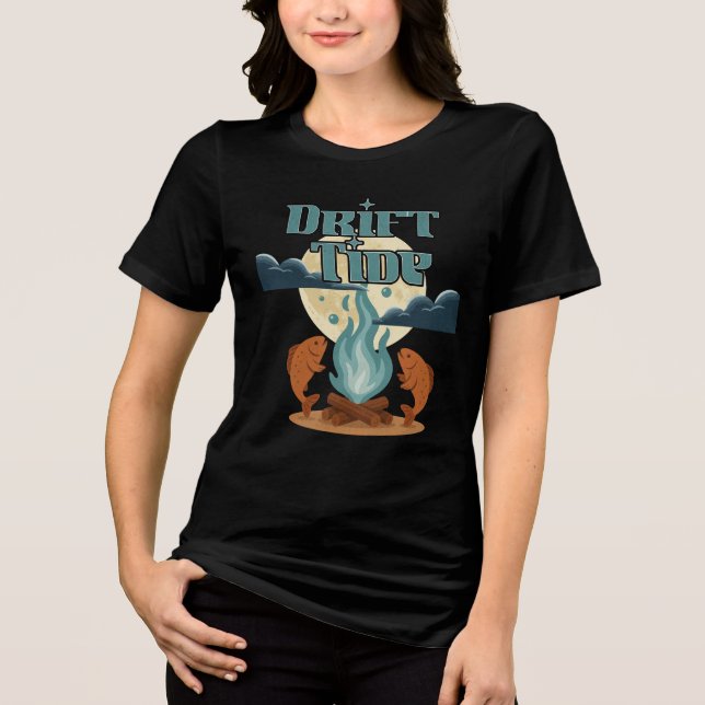 Camiseta Fogueira de Peixes ao Luar (Frente)