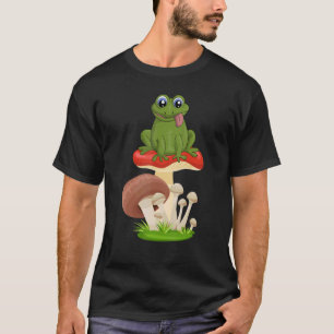 Camiseta Fogueira-Sapo-animal-doce Fungi Natureza Floresta 