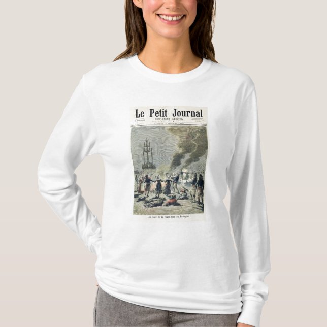 Camiseta Fogueiras iluminadas para comemorar dentro o (Frente)