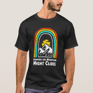 Camiseta Fogueiras São Boates de Montanha Acampamento Camin