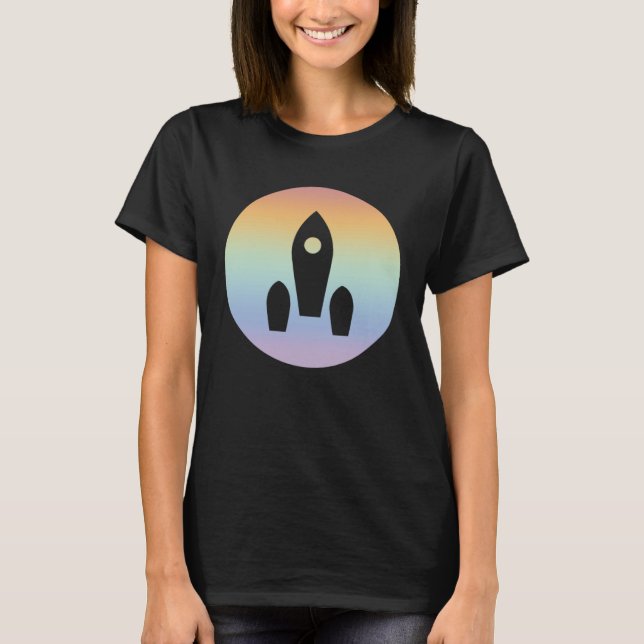 Camiseta Foguete de conforto (Frente)
